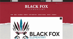 Desktop Screenshot of blackfoxelementary.net
